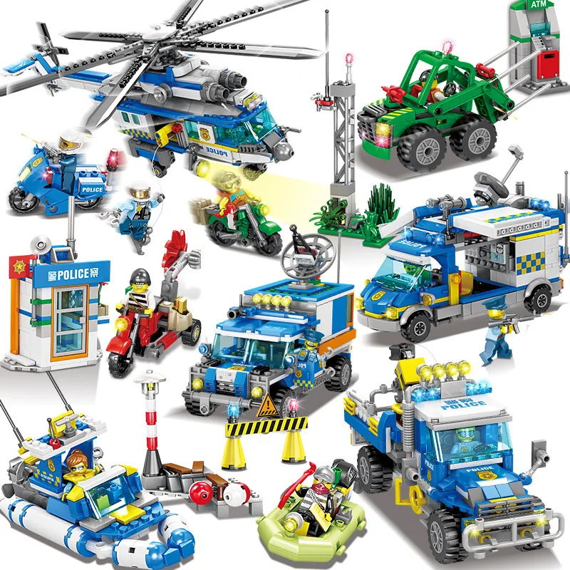 Compatible all brand City Police Station Vehicle Command Car Helicopter Truck Model Building Blocks Children Boy Toys Gift
Compatible all brand City Police Station Vehicle Command Car Helicopter Truck Model Building Blocks Children Boy Toys Gift