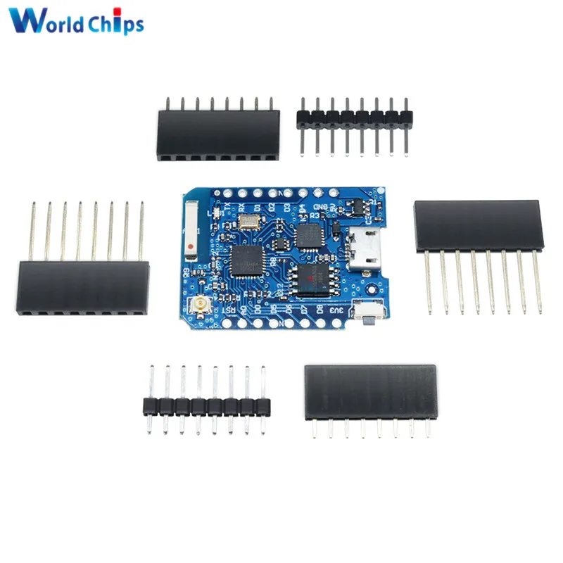 For WEMOS D1 Mini Pro 16M Bytes External Antenna Connector NodeMCU ESP8266 ESP-8266EX CP2104 WIFI Development Board Micro USB
For WEMOS D1 Mini Pro 16M Bytes External Antenna Connector NodeMCU ESP8266 ESP-8266EX CP2104 WIFI Development Board Micro USB