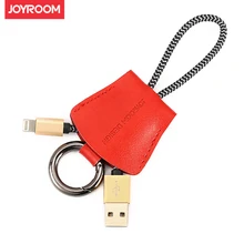 JOYROOM sling Genuine leather mobile for Lightning+Micor phone cables Data line Charger Type-C USB Cable For Apple samsung