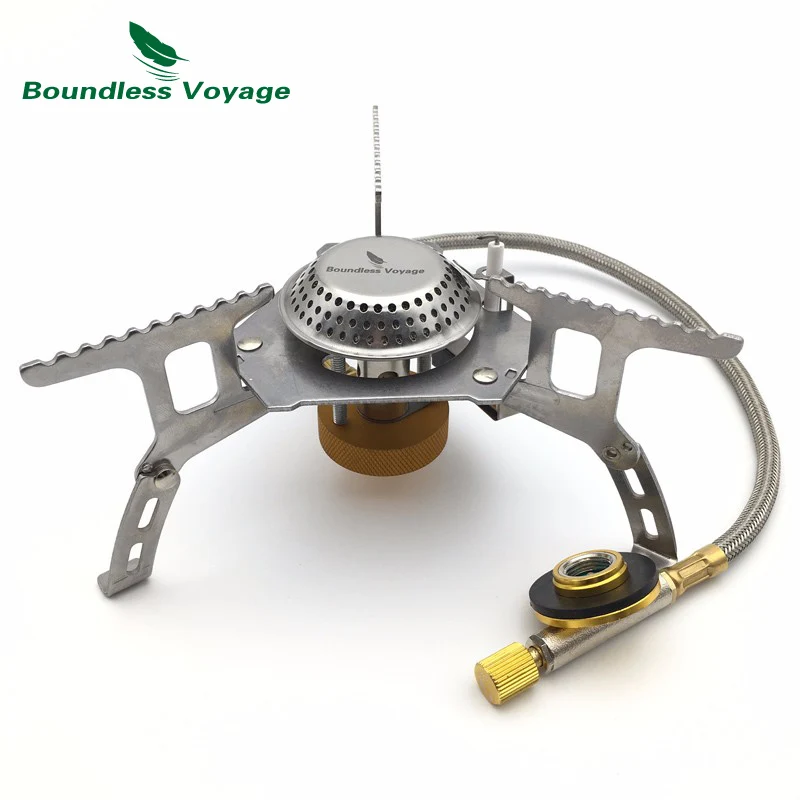 Boundless Voyage 3500W Split-Type Gas Stove Camping Portable Burner With Igniter Outdoor Picnic Gas Cooker BV1002
Boundless Voyage 3500W Split-Type Gas Stove Camping Portable Burner With Igniter Outdoor Picnic Gas Cooker BV1002