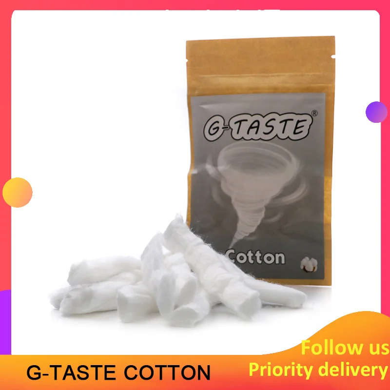 G-TASTE Cotton DIY electronic cigarette atomizer wool for RDA RBA Atomizer Heating Wire Vape | Электроника