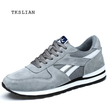 Men's casual shoes men sneakers Genuine leather walking shoes Breathable male Trainers light non-slip Mans footwear blue gray
Men's casual shoes men sneakers Genuine leather walking shoes Breathable male Trainers light non-slip Mans footwear blue gray