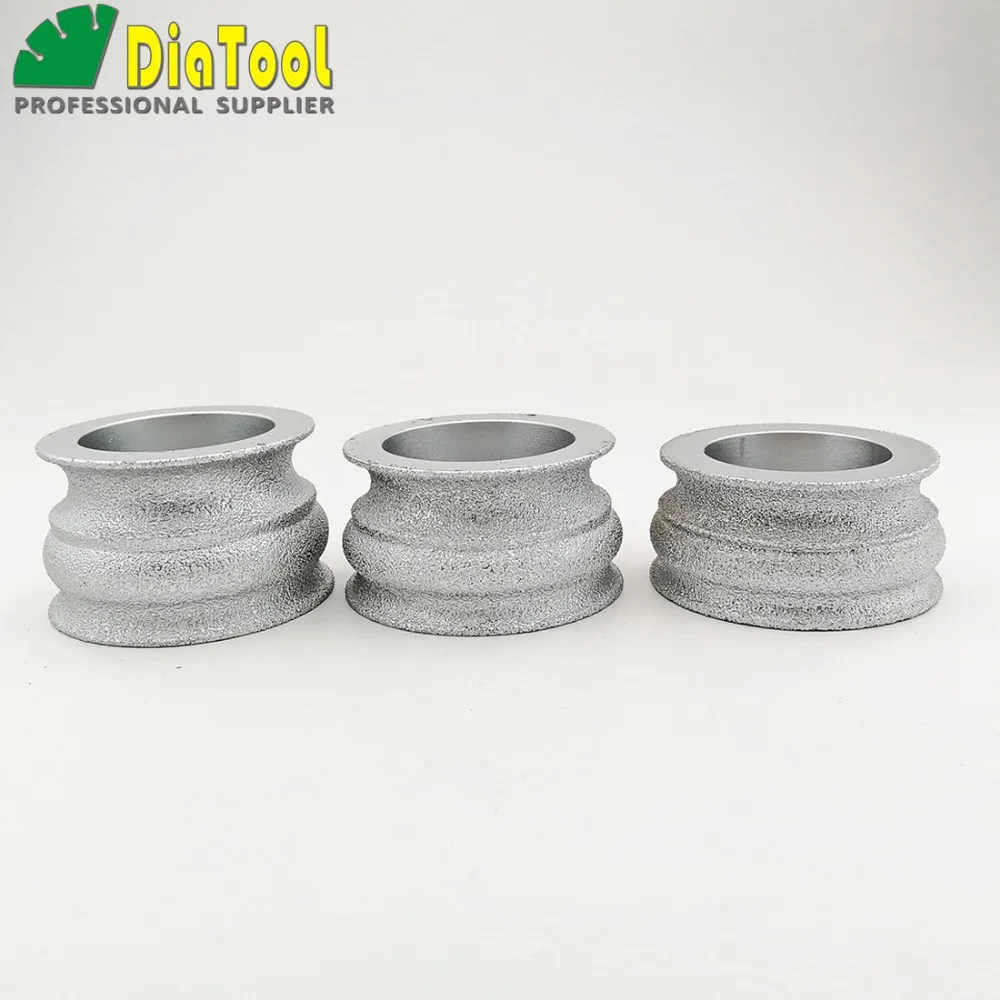 DIATOOL Vacuum Brazed Diamond Hand Profile Wheel Stone Edge Cutting Diameter 75MM Thickness 35mm 40mm 45mm available
DIATOOL Vacuum Brazed Diamond Hand Profile Wheel Stone Edge Cutting Diameter 75MM Thickness 35mm 40mm 45mm available