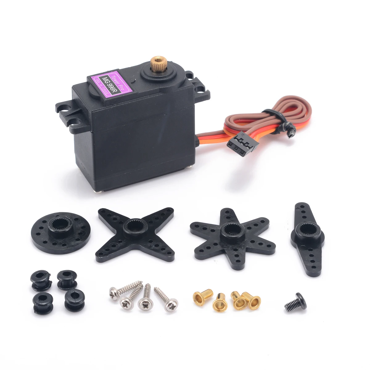 New MG996R MG996 Gear Servo Digital Motor Big Torque For Car Boat RC Helicopter Robot High Torque Metal Gear Servo Motor