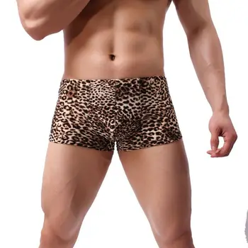 Men's Soft Breathable Leopard Print Pouch Boxer Shorts Men Fashion Design Stretch Underwear Trunks
Men's Soft Breathable Leopard Print Pouch Boxer Shorts Men Fashion Design Stretch Underwear Trunks