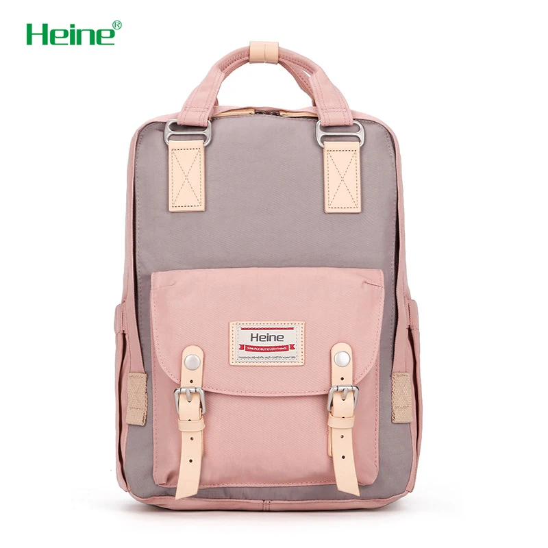 Фото Heine Women Backpack Waterproof Canvas School Bags Female Travel Bagpack Handbag Mochila Maternity Baby Nappy Bag | Багаж и сумки