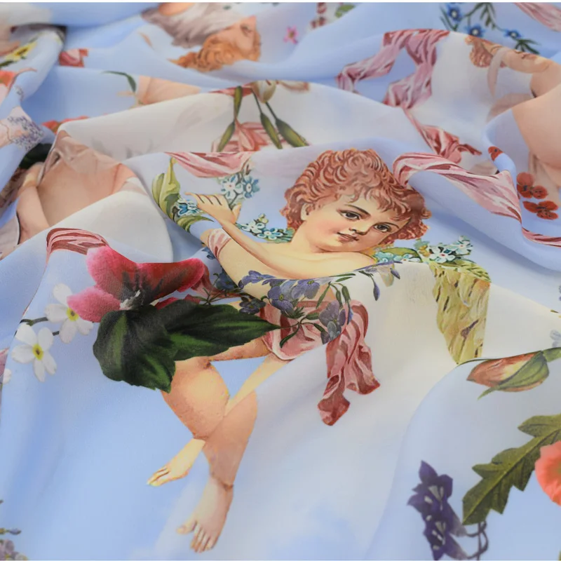 2018 NEW fashion Angel wings digital painting chiffon fabric for summer dress shirt telas por metros tissu au metre vestidos DIY
2018 NEW fashion Angel wings digital painting chiffon fabric for summer dress shirt telas por metros tissu au metre vestidos DIY