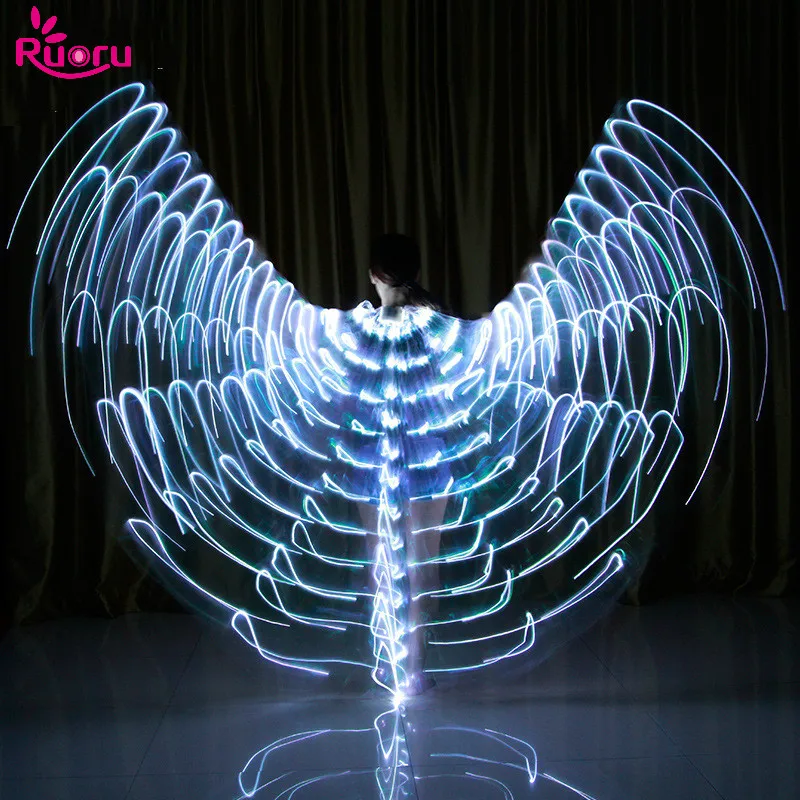 Ruoru Belly Dance Led Wings 8 Modes Adult white Led Isis Wings with Stick Open 360 Degrees BellyDance Stages Performance Props
Ruoru Belly Dance Led Wings 8 Modes Adult white Led Isis Wings with Stick Open 360 Degrees BellyDance Stages Performance Props