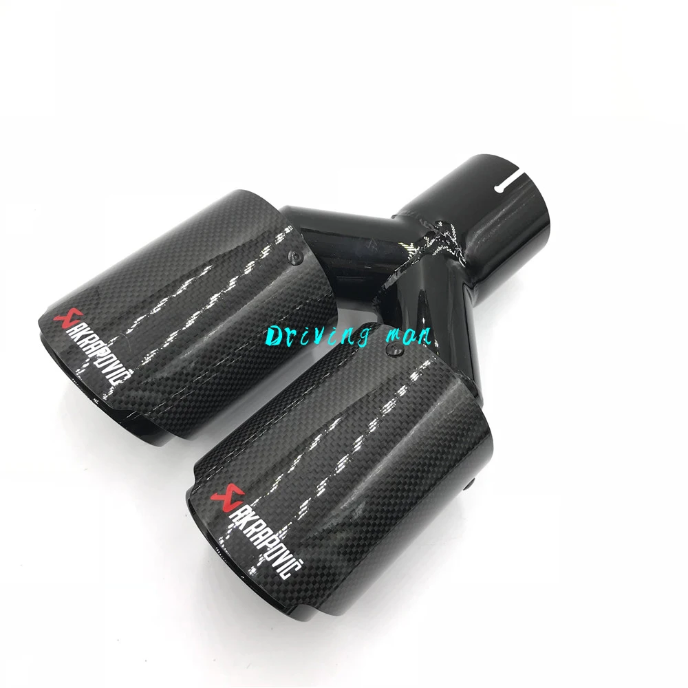 Universal Newest Dual Equal Length Car Styling Carbon Fiber Akrapovic Exhaust Pipe Tip muffler tip For BMW Mini
Universal Newest Dual Equal Length Car Styling Carbon Fiber Akrapovic Exhaust Pipe Tip muffler tip For BMW Mini