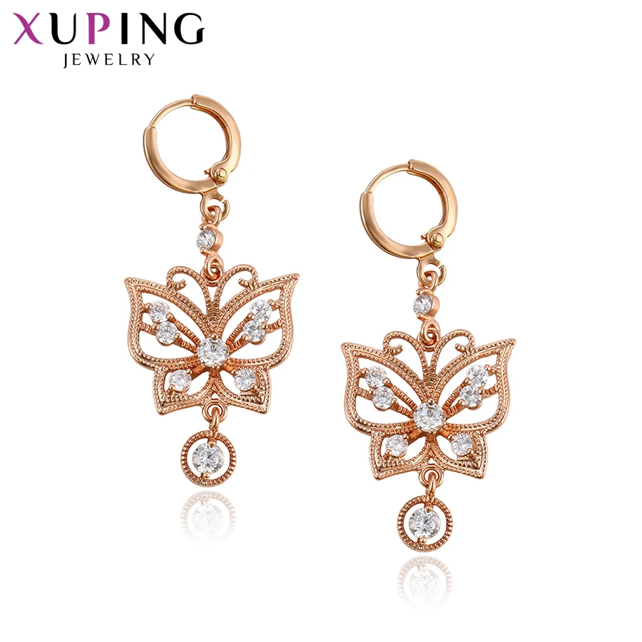 Xuping Fashion European Style Elegant Lovely Hoops Earrings for Women Girls Christmas Day Gifts 28427 | Украшения и аксессуары