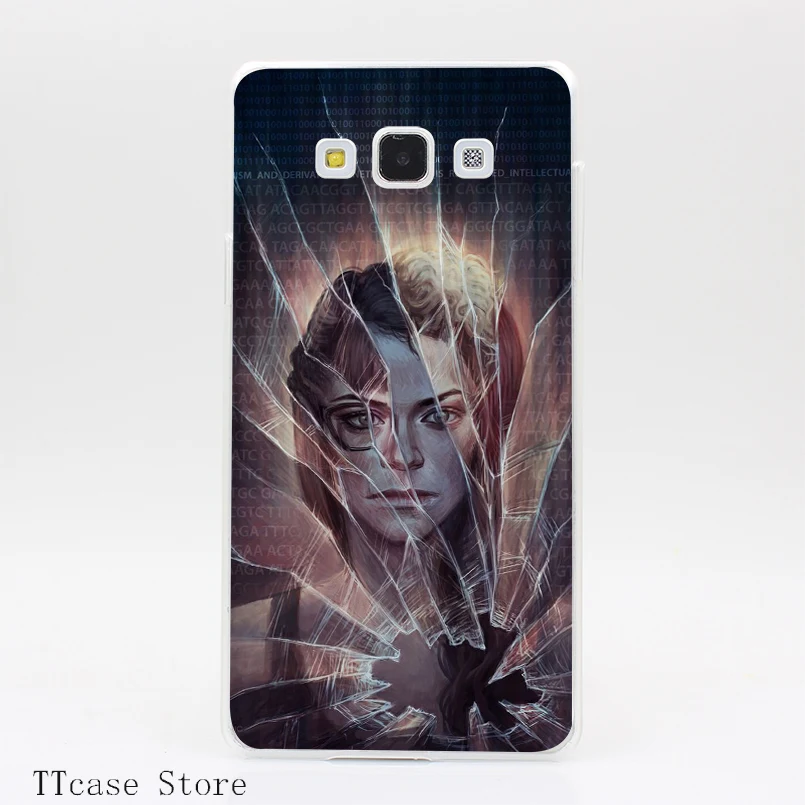 1771CA HOQE orphan black Transparent Hard Cover font b Case b font for Galaxy A3 A5