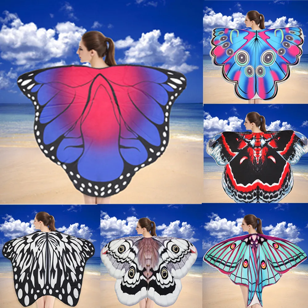 Soft Fabric Butterfly Wings Shawl Fairy Ladies Nymph Pixie Costume Accessory Butterfly Wings Cape Beach Towel
Soft Fabric Butterfly Wings Shawl Fairy Ladies Nymph Pixie Costume Accessory Butterfly Wings Cape Beach Towel