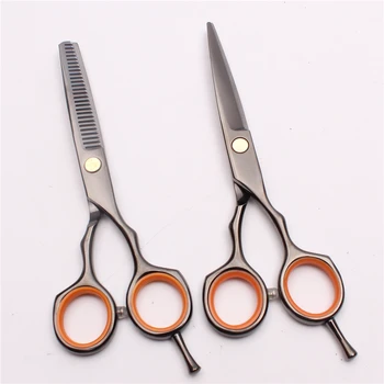 5.5" 16cm Japan Black Color Engraving Logo Cutting Shears Thinning Scissors Style Tool Professional Hairdressing Scissors C1004 
5.5" 16cm Japan Black Color Engraving Logo Cutting Shears Thinning Scissors Style Tool Professional Hairdressing Scissors C1004