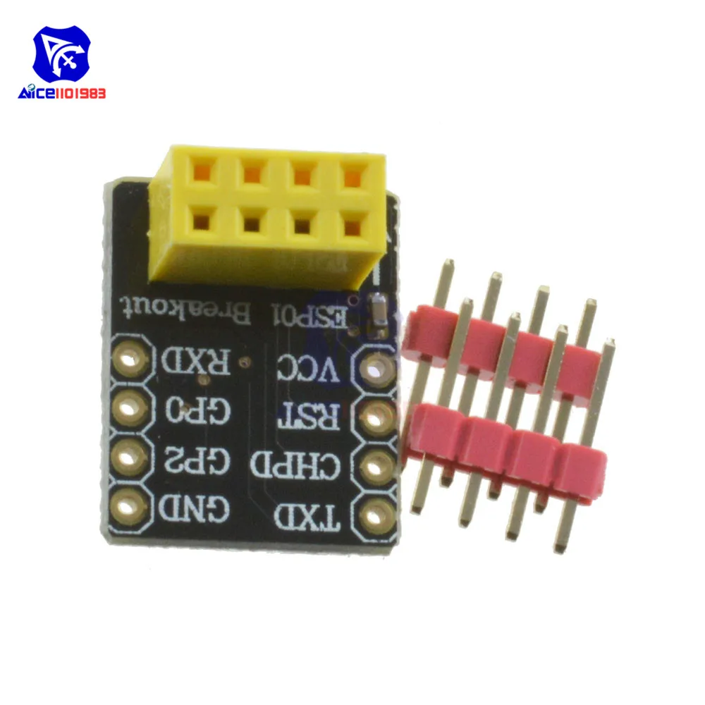 ESP-01 ESP8266 ESP-01S WIFI Wireless Model ESP8266 Serial Breadboard Adapter to WiFi Transceiver Module Breakout UART Module
ESP-01 ESP8266 ESP-01S WIFI Wireless Model ESP8266 Serial Breadboard Adapter to WiFi Transceiver Module Breakout UART Module