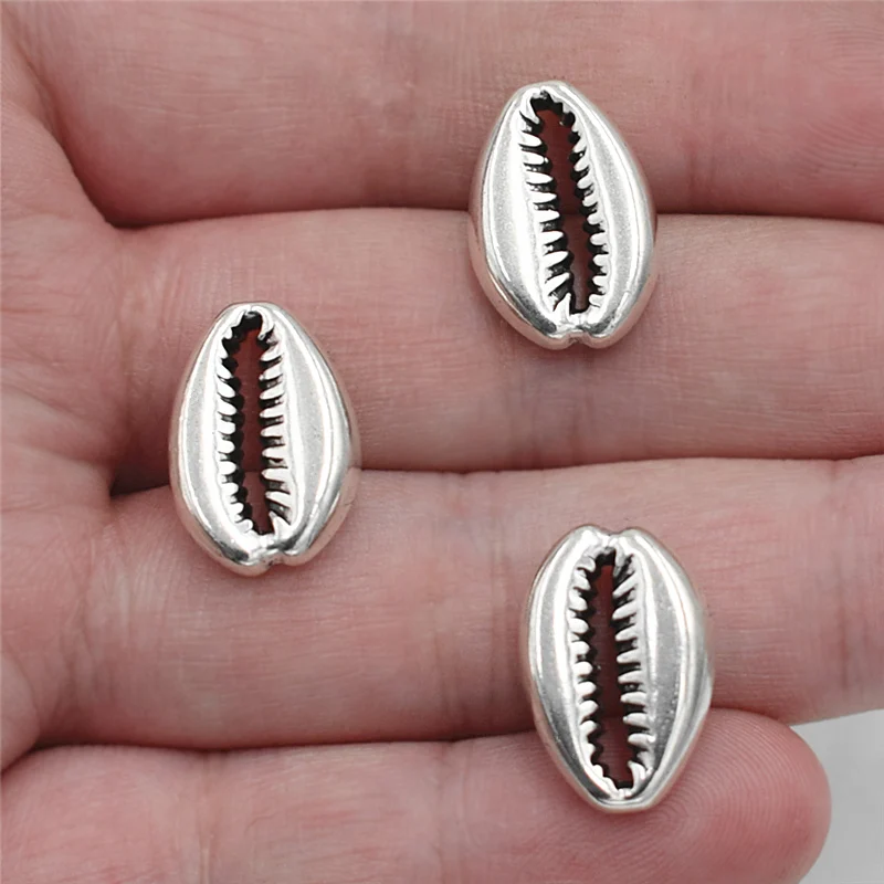 3pcs 18*12*4mm Double Sided Antique Silver Charm Conch Shell Connector Lovely Cowrie Seashell Connect Pendant for Jewelry Making
3pcs 18*12*4mm Double Sided Antique Silver Charm Conch Shell Connector Lovely Cowrie Seashell Connect Pendant for Jewelry Making