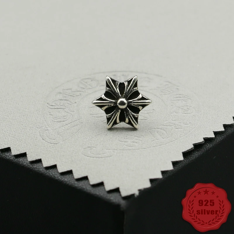 S925 Sterling Silver Drop Earrings Personality Fashion Hip Hop Punk Style Six-point Star Shape Jewelry Lovers 2019 new hot sale
S925 Sterling Silver Drop Earrings Personality Fashion Hip Hop Punk Style Six-point Star Shape Jewelry Lovers 2019 new hot sale