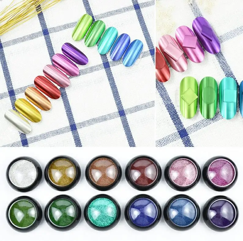 1 Box mirror nail glitter pigment powder 0.2g/jar Mirror Powder Chrome Pigment Nail Glitters Magic Powder 7 colors nail pigment
1 Box mirror nail glitter pigment powder 0.2g/jar Mirror Powder Chrome Pigment Nail Glitters Magic Powder 7 colors nail pigment
