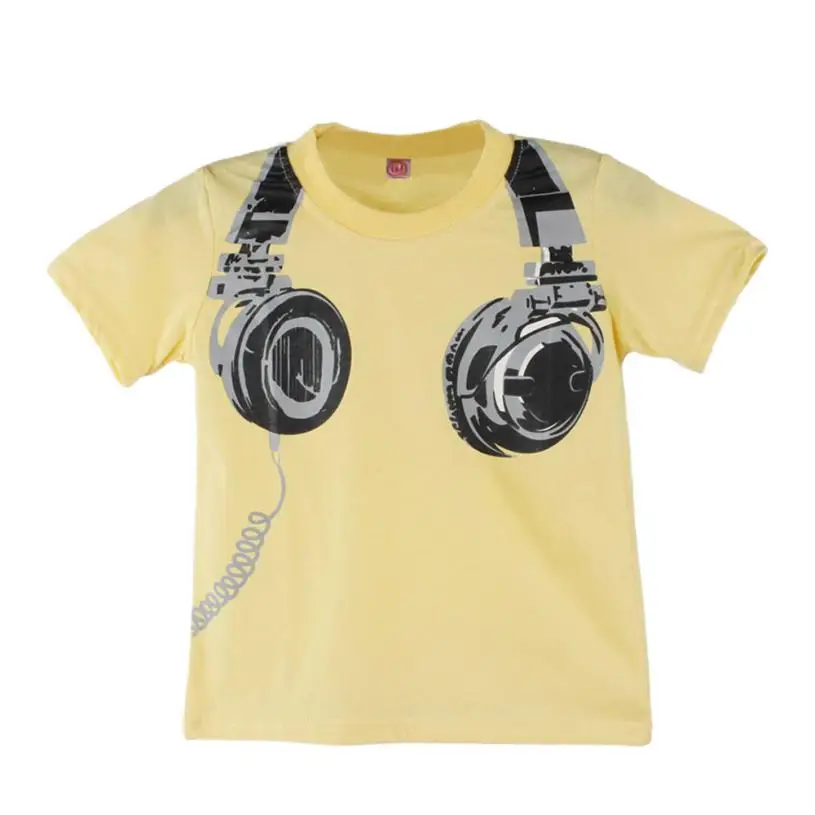 Boy Kids Summer Casual Headphone Short Sleeve Tops Blouses Shirt Tees Clothes 5.4
Boy Kids Summer Casual Headphone Short Sleeve Tops Blouses Shirt Tees Clothes 5.4