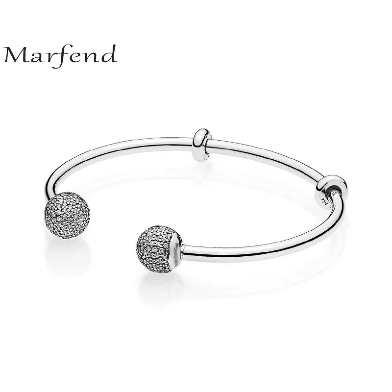 Marfend Fine 100% Sterling Silver 925 Elegant CZ Open Charm Bracelet & Bangle For Women Anniversary Wedding Jewelry
Marfend Fine 100% Sterling Silver 925 Elegant CZ Open Charm Bracelet & Bangle For Women Anniversary Wedding Jewelry