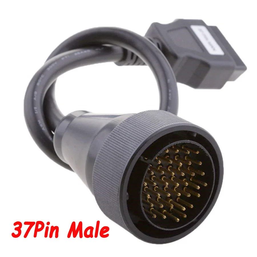 37pin OBD Male Cable for Man Truck Adapter To 16 Pin Obd2 Female Interface for TCS DS150 CDP+ Diagnostic Scanner 37 Pin Cord
37pin OBD Male Cable for Man Truck Adapter To 16 Pin Obd2 Female Interface for TCS DS150 CDP+ Diagnostic Scanner 37 Pin Cord