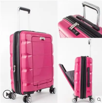 

20 inch Unisex Business Loptop Suitcase Rolling Luggage Spinner Trolley Travel Box Boarding Case mala de viagem koffer XL021