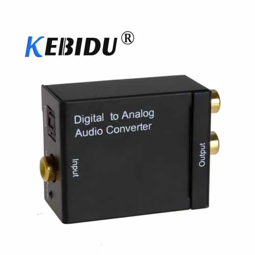 kebidu Optical Coaxial Toslink to Analog Audio Converter Coaxial or Toslink Digital Audio Signals to Analog L / R Audio adapters
kebidu Optical Coaxial Toslink to Analog Audio Converter Coaxial or Toslink Digital Audio Signals to Analog L / R Audio adapters