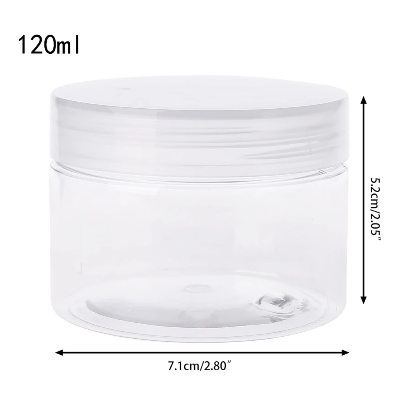 120ml Empty Plastic Container For Slime Foam Light Clay Organizer Makeup Jar Nail Box Cosmetic Pot Cream Bottle Food Storage Can
120ml Empty Plastic Container For Slime Foam Light Clay Organizer Makeup Jar Nail Box Cosmetic Pot Cream Bottle Food Storage Can