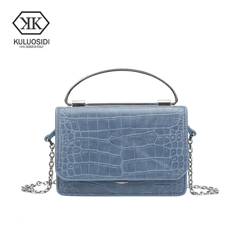 KULUOSIDI Brand Lady Flap Bags Black Luxury Alligator Shoulder Bag Women Korean Style Crossbody Bag For Women Leather Handbags
KULUOSIDI Brand Lady Flap Bags Black Luxury Alligator Shoulder Bag Women Korean Style Crossbody Bag For Women Leather Handbags
