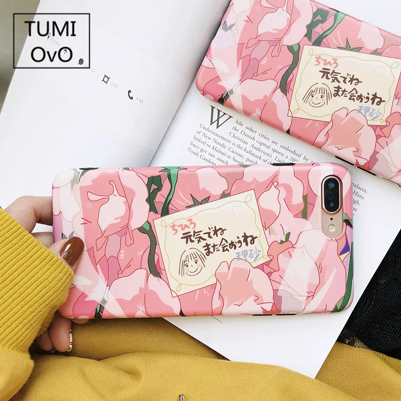 Flower Smooth Cute Pink Gril Case For iPhone X 10 Case Soft TPU For iPhone 6 6s Plus 7 Plus 8 Plus Silicon IMD Protect Cases
Flower Smooth Cute Pink Gril Case For iPhone X 10 Case Soft TPU For iPhone 6 6s Plus 7 Plus 8 Plus Silicon IMD Protect Cases