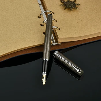 High Quality Fine Nib 0.5mm Fountain Pen for Finance Luxury Metal Ink Pens Office Supplies School Supplies Birthday Gift
High Quality Fine Nib 0.5mm Fountain Pen for Finance Luxury Metal Ink Pens Office Supplies School Supplies Birthday Gift