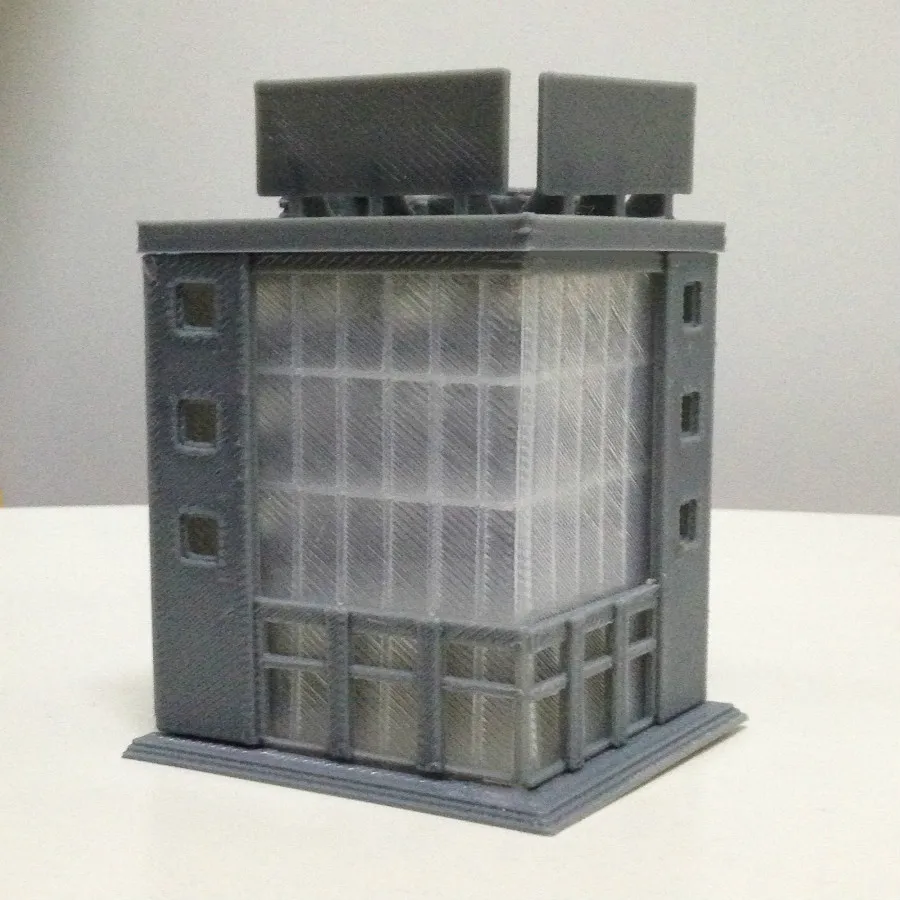 Train railway model scene N ratio 1:160 4-story modern office building Applicable 1:144
Train railway model scene N ratio 1:160 4-story modern office building Applicable 1:144