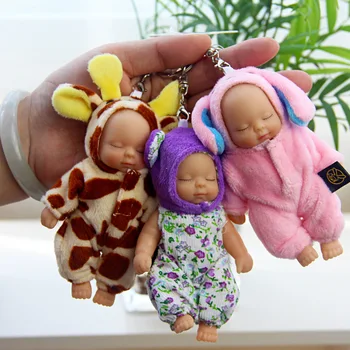 Variety of Clothes Sets Sleeping Baby Doll Keychain Pompom Key Chain Car Keyring Women Key Holder Bag Pendant Charm Accessories
Variety of Clothes Sets Sleeping Baby Doll Keychain Pompom Key Chain Car Keyring Women Key Holder Bag Pendant Charm Accessories
