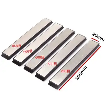 Diamond sharpening stone 100*20 withdth with the base for family kitchen tool, carpenter's chisel 5 grit for option YS026
Diamond sharpening stone 100*20 withdth with the base for family kitchen tool, carpenter's chisel 5 grit for option YS026