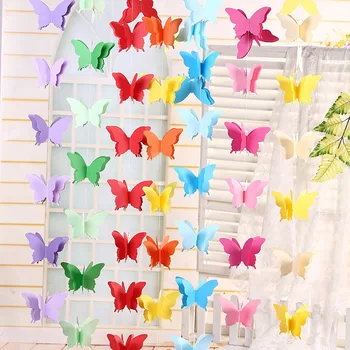 3D Paper Butterfly Garland Party Hanging Decoration Rainbow Butterfly Bunting Banner for Wedding Baby Shower Birthday Home Decor
3D Paper Butterfly Garland Party Hanging Decoration Rainbow Butterfly Bunting Banner for Wedding Baby Shower Birthday Home Decor