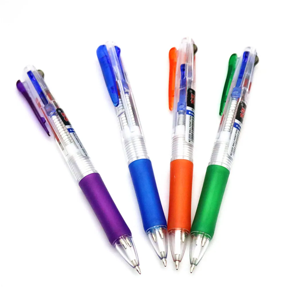 2pcs Creative Four In One Ballpoint Pens 0.7mm Colorful Ink Signature Pens Cute Korean Stationery School Office Writ Supplies
2pcs Creative Four In One Ballpoint Pens 0.7mm Colorful Ink Signature Pens Cute Korean Stationery School Office Writ Supplies