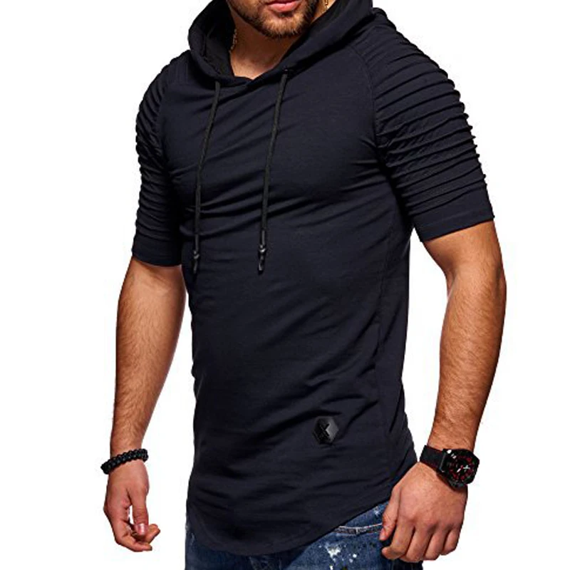 2018 Autumn New Men'S T Shirt Fashion Mens Collar Sling T-Shirt Homme Men'S Short Sleeve Hooded Splice Color Casual T-Shirt
2018 Autumn New Men'S T Shirt Fashion Mens Collar Sling T-Shirt Homme Men'S Short Sleeve Hooded Splice Color Casual T-Shirt