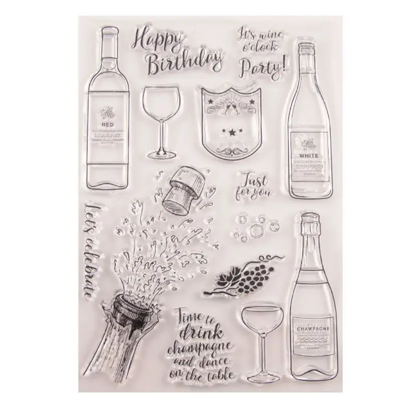 Happy Birthday Celebrate Silicone Clear Seal Stamp DIY Scrapbooking Embossing Photo Album Decorative Paper Card Craft Art Handma
Happy Birthday Celebrate Silicone Clear Seal Stamp DIY Scrapbooking Embossing Photo Album Decorative Paper Card Craft Art Handma