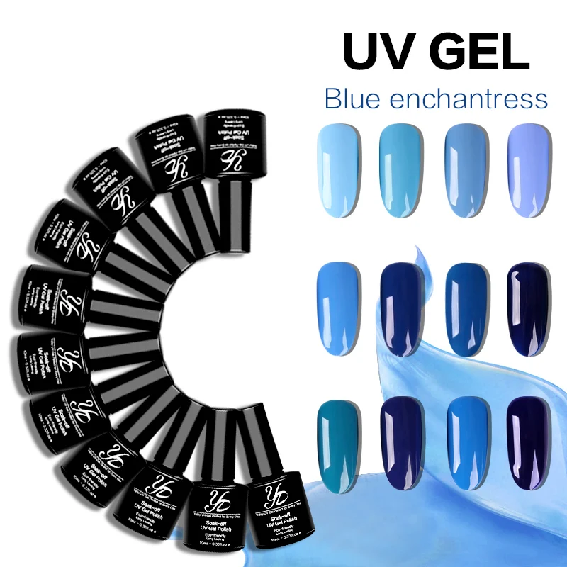 Yiday 1pcs Pure Sky Blue UV Gel Nail Polish Varnish Semi Permanent Hybrid UV/ LED Lamp Soak Off Lak Gellak Glue Defender Paints
Yiday 1pcs Pure Sky Blue UV Gel Nail Polish Varnish Semi Permanent Hybrid UV/ LED Lamp Soak Off Lak Gellak Glue Defender Paints