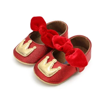 Crown Baby Girls Shoes Spring First Walkers Fashion Newborn Baby Shoes Rubber slip Bow knot Baby Girls Shoes Prewalker
Crown Baby Girls Shoes Spring First Walkers Fashion Newborn Baby Shoes Rubber slip Bow knot Baby Girls Shoes Prewalker
