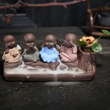Home Fragrance Stand Backflow Incense Cones Burner Incense Holder Waterfall Zen Monk Censer Ceramic Plant Vase Incense Burner
Home Fragrance Stand Backflow Incense Cones Burner Incense Holder Waterfall Zen Monk Censer Ceramic Plant Vase Incense Burner