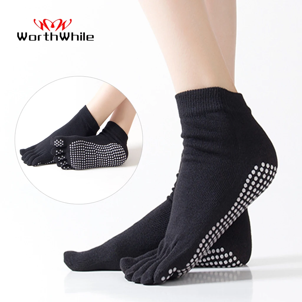 WorthWhile 1 Pair Women Sports Yoga Socks Five Finger Slipper Anti Slip Lady Pilates Ballet Heel Professional Dance Protector
WorthWhile 1 Pair Women Sports Yoga Socks Five Finger Slipper Anti Slip Lady Pilates Ballet Heel Professional Dance Protector
