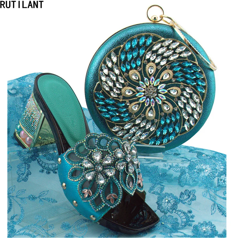 New Arrival Italian Shoes with Matching Bags Set Decorated with Rhinestone Shoes and Bag for Nigeria Party Women Summer Shoes
New Arrival Italian Shoes with Matching Bags Set Decorated with Rhinestone Shoes and Bag for Nigeria Party Women Summer Shoes