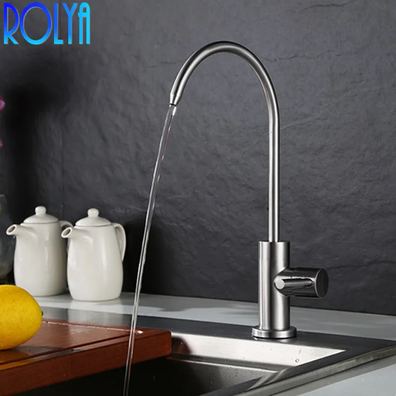 ROLYA Brushed Nickle Osmosis Reverse Water Filtration Kitchen Tap Clean Purified Water Sink Faucets
ROLYA Brushed Nickle Osmosis Reverse Water Filtration Kitchen Tap Clean Purified Water Sink Faucets