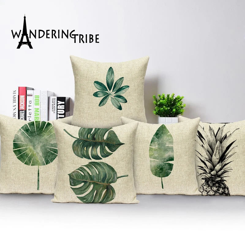 Cushion Cover deco tropical decorations for home Bed Home Decor Pillow Case High Quality Beauty 45x45cm New Natural Covers
Cushion Cover deco tropical decorations for home Bed Home Decor Pillow Case High Quality Beauty 45x45cm New Natural Covers