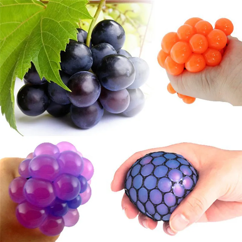 Funny Release Pressure Stress Ball Squeeze Ball Hand Wrist Exercise Stress Grape Shape For Children Adult Antistress Slime Toys
Funny Release Pressure Stress Ball Squeeze Ball Hand Wrist Exercise Stress Grape Shape For Children Adult Antistress Slime Toys