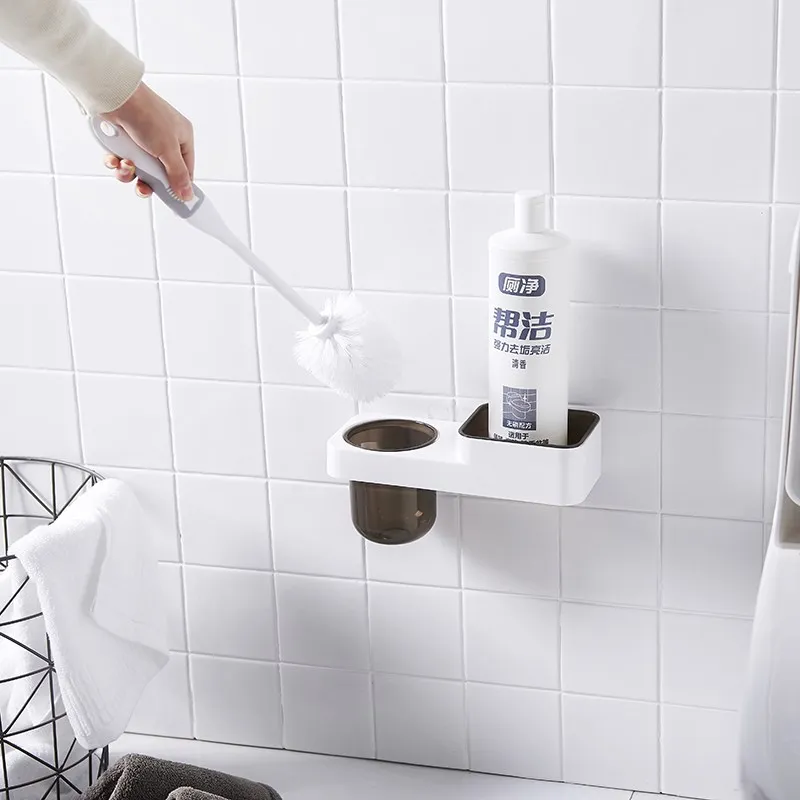 Creative nail-free wall-mounted toilet brush rack toilet toilet scrub brush no trace stickers toilet brush set ZP3111501
Creative nail-free wall-mounted toilet brush rack toilet toilet scrub brush no trace stickers toilet brush set ZP3111501