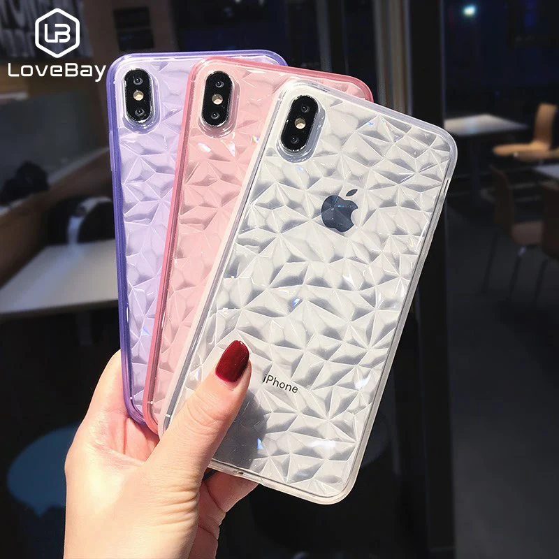 Lovebay Phone Case For iPhone 6 6s 7 8 Plus X XR XS Max Luxury Transparent Diamond Texture Soft Phone Cover for iPhone 7 Fundas
Lovebay Phone Case For iPhone 6 6s 7 8 Plus X XR XS Max Luxury Transparent Diamond Texture Soft Phone Cover for iPhone 7 Fundas