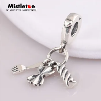 Mistletoe Authentic 925 Sterling Silver Love Pasta Dangle Charm Fit European Bracelet Jewelry
Mistletoe Authentic 925 Sterling Silver Love Pasta Dangle Charm Fit European Bracelet Jewelry