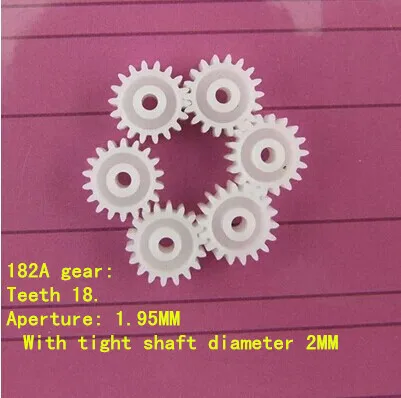 Straight teeth wheel spindle 182A 0.5 Modulus 18 teeth inside diameter 2MM DIY model toy car models motor gear parts
Straight teeth wheel spindle 182A 0.5 Modulus 18 teeth inside diameter 2MM DIY model toy car models motor gear parts