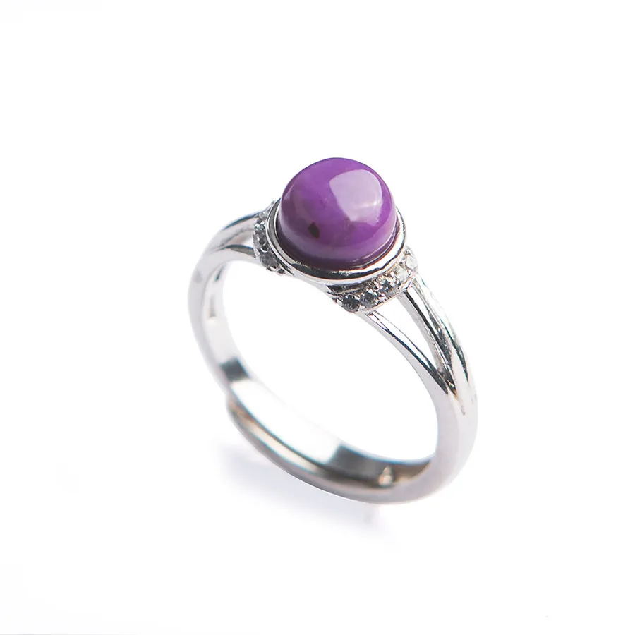 Adjuestable Genuine Natural Purple Sugilite Stone Beads Fashion Women Sliver Ring 7*7mm
Adjuestable Genuine Natural Purple Sugilite Stone Beads Fashion Women Sliver Ring 7*7mm